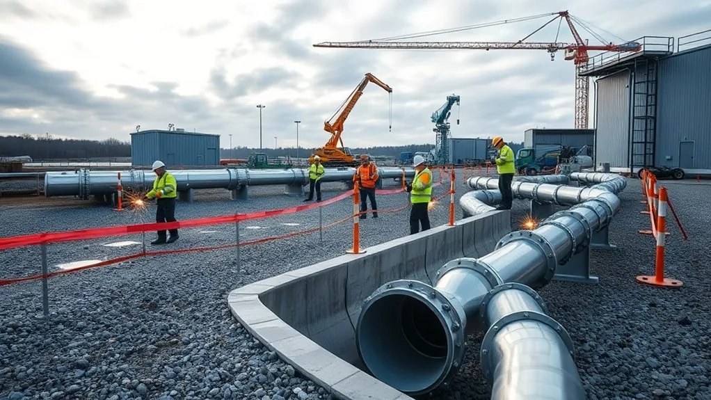 Gas & Oil Pipe Ducting & Installation in Gravesend